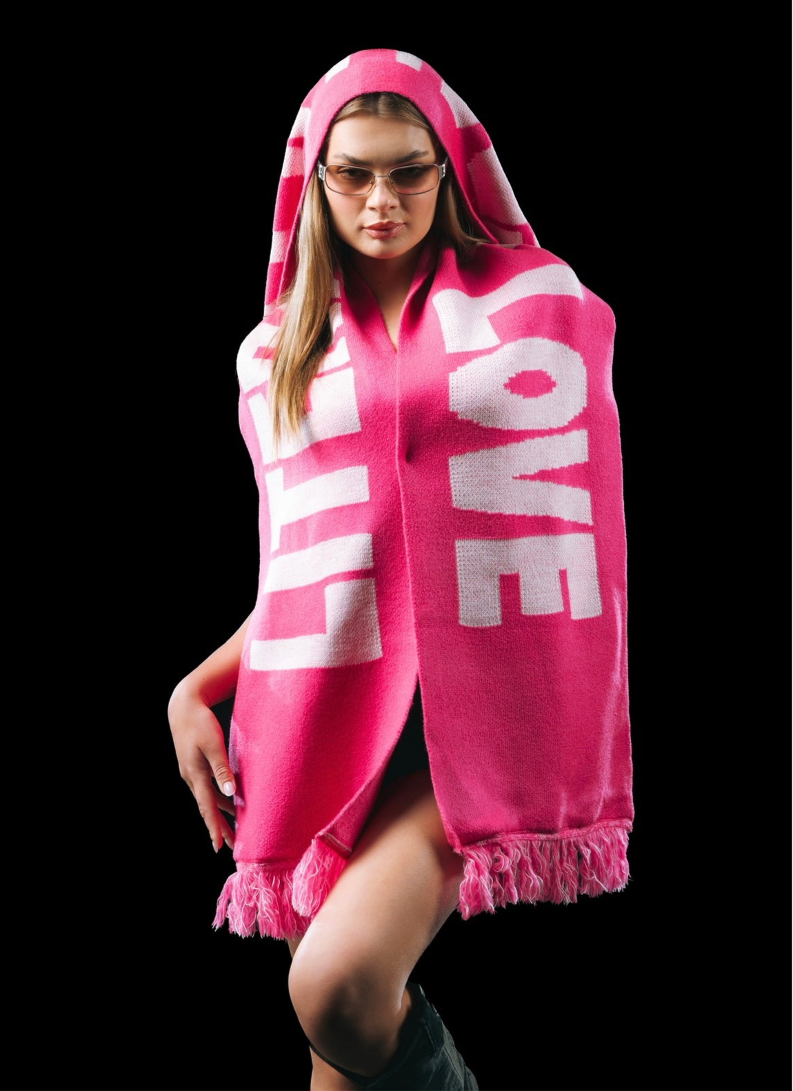 Pink scarf