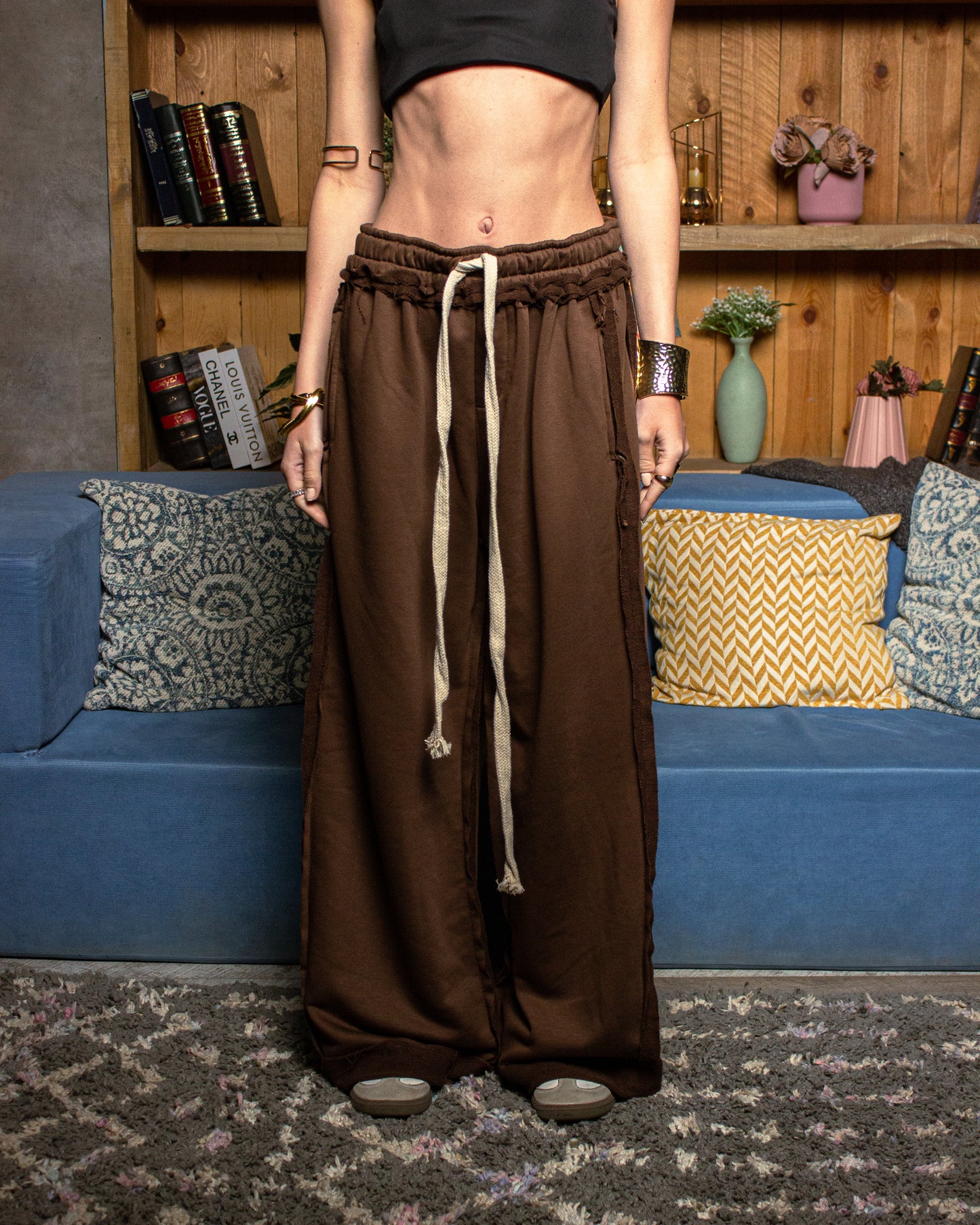 Literally Love Basic Sweatpants (brown)