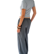 Grey Stripped Pants