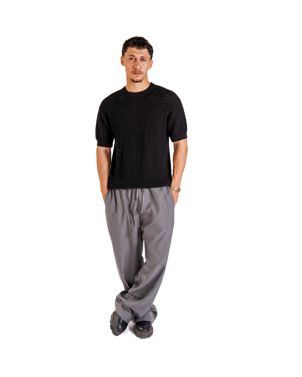 Waffle Knit tee
