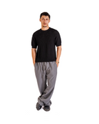 Black Waffle Knit