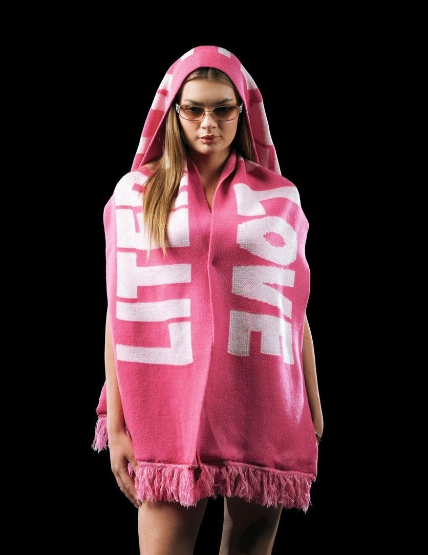 Pink scarf