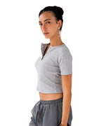 Essential cropped henley