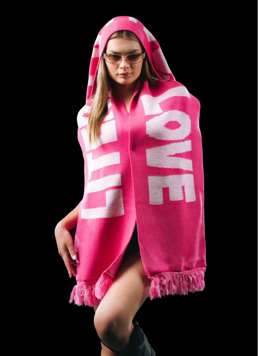 Pink scarf