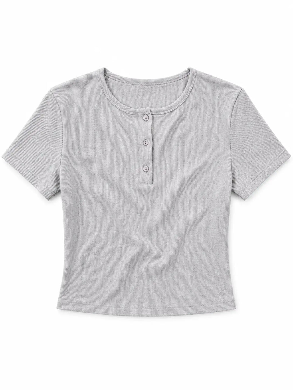 Essential cropped henley