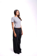 Essential cropped henley