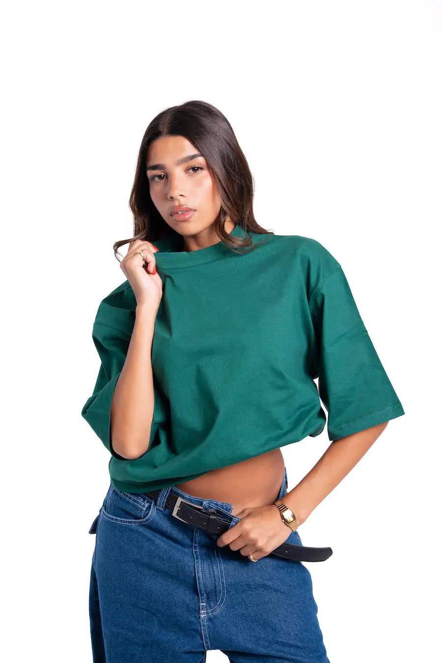 Olive Green Oversize tee