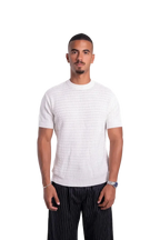 white Waffle Knit
