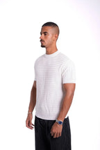 white Waffle Knit