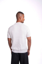 white Waffle Knit