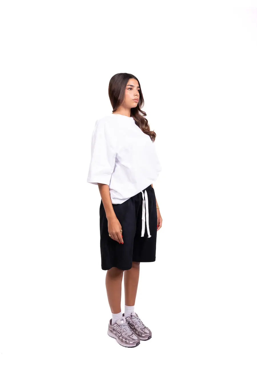 White Oversize tee