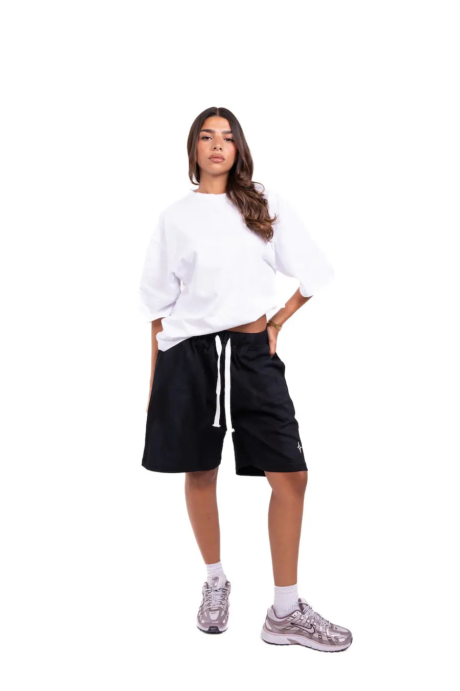 White Oversize tee