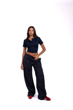 Essential cropped henley