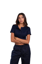 Essential cropped henley