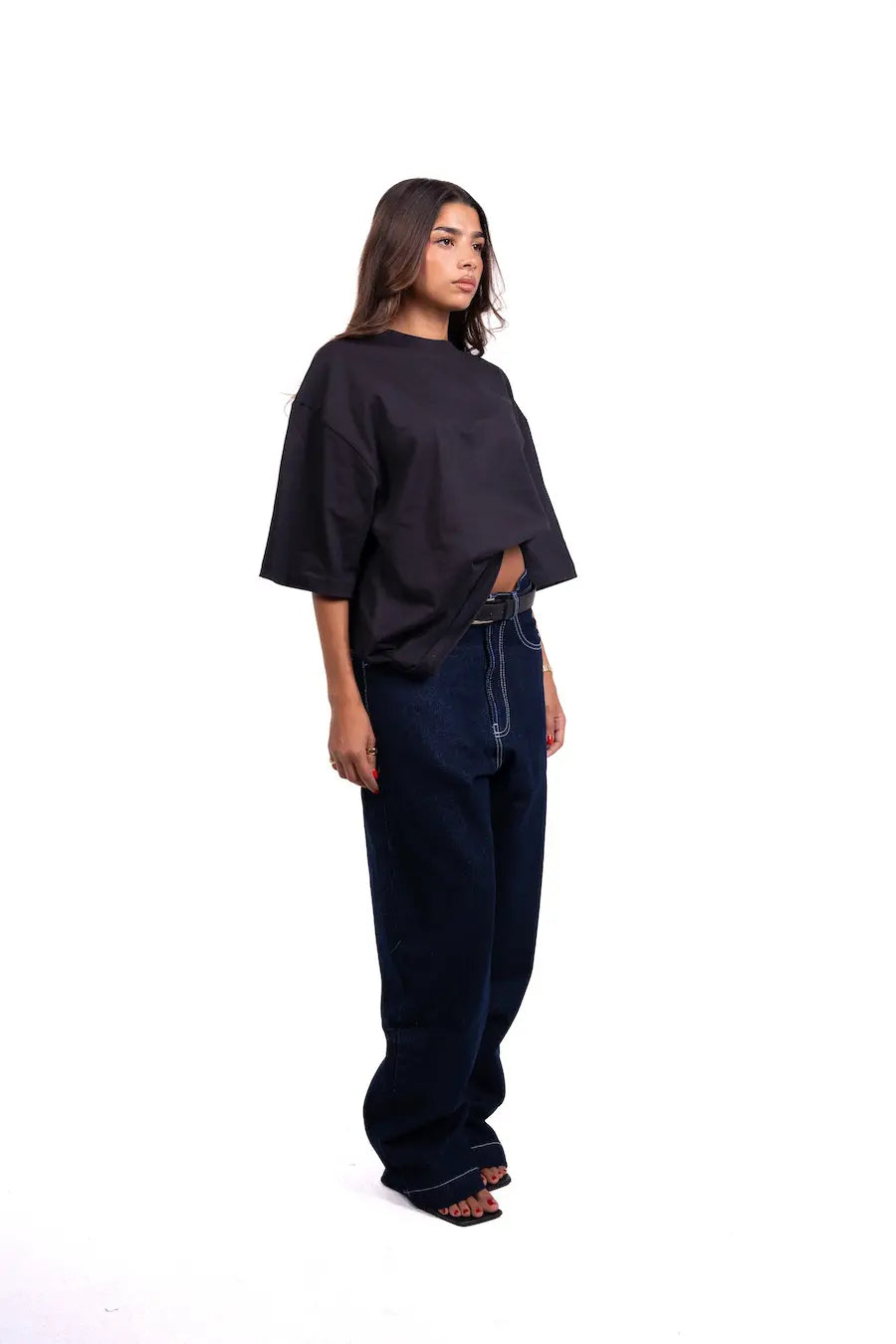 Black Oversize tee