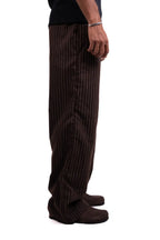 Brown Stripped Pants