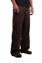 Brown Stripped Pants