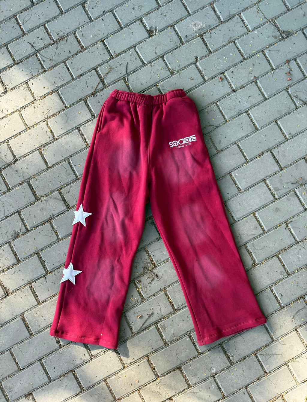 BURGUNDY PANTS
