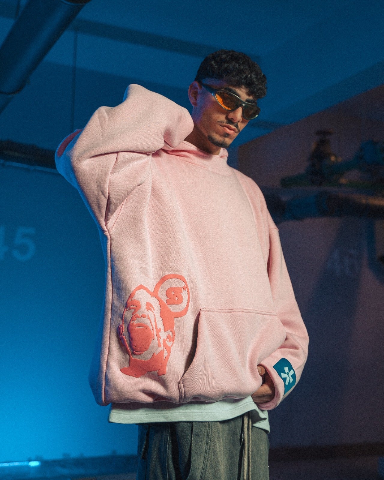 SOCIETE V1 PINK HOODIE