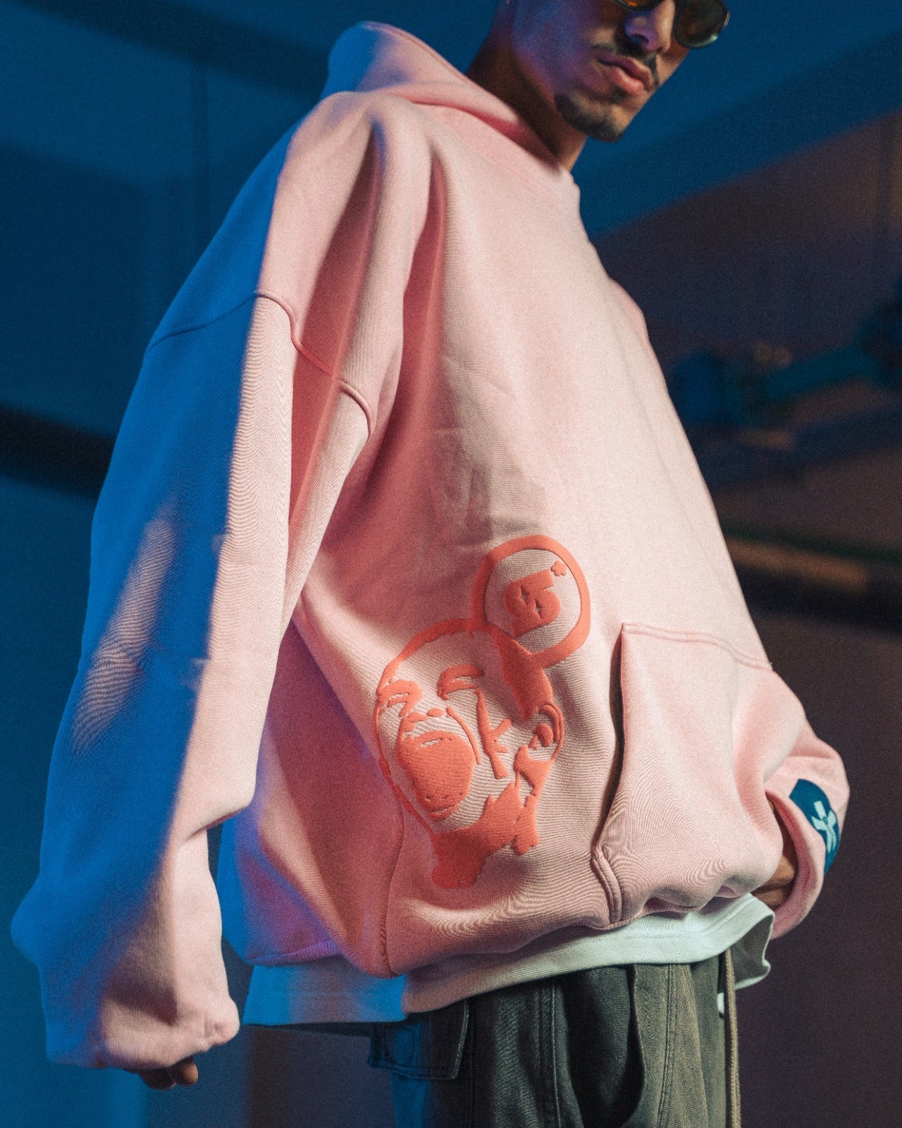 SOCIETE V1 PINK HOODIE