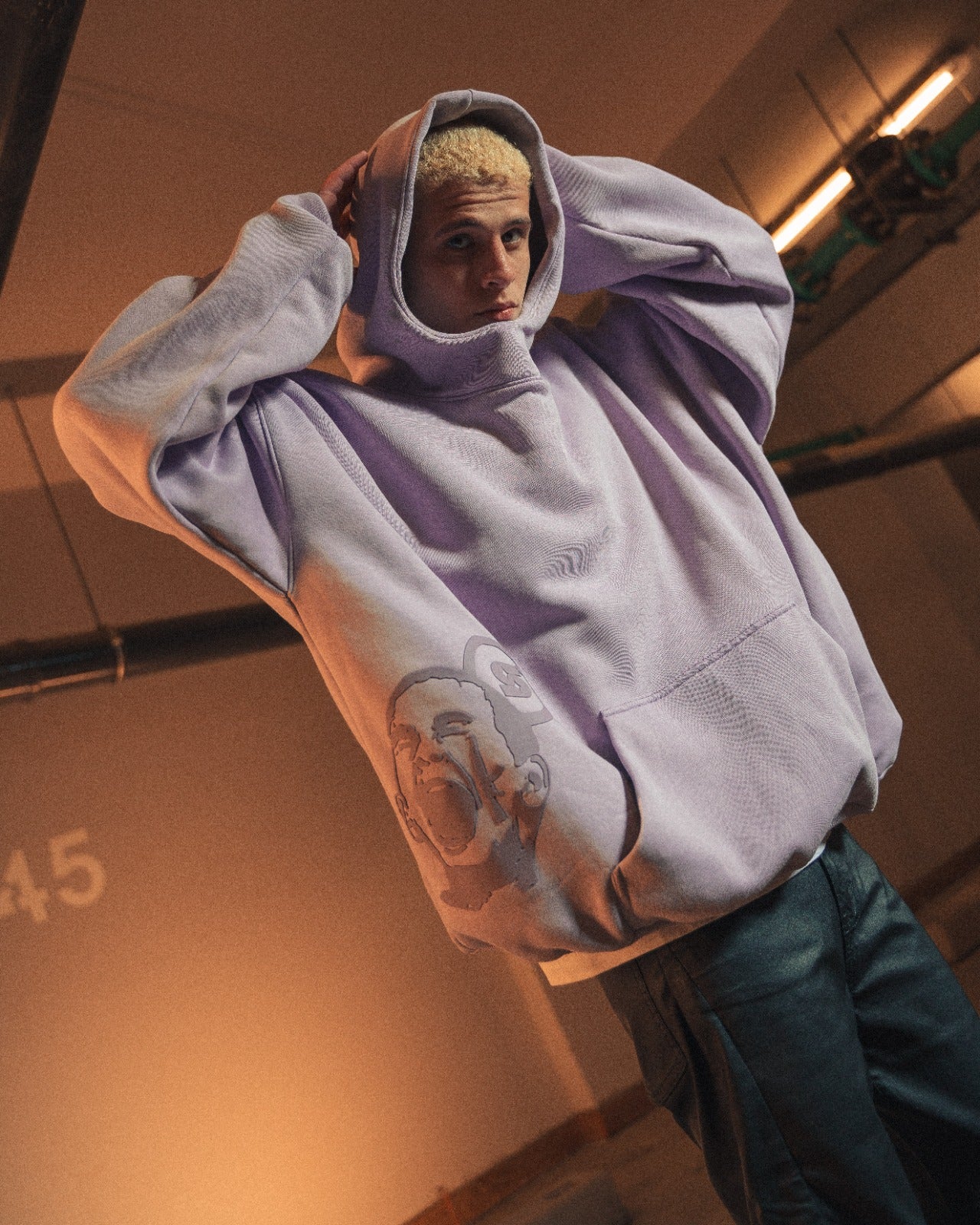 SOCIETE V1 LAVENDER HOODIE