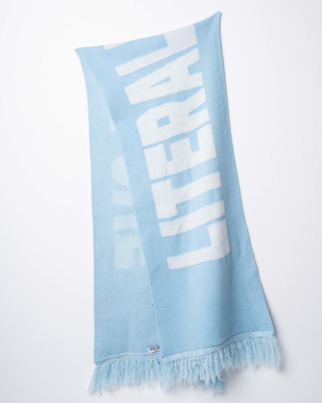 LITERALLY LOVE BABY BLUE SCARF