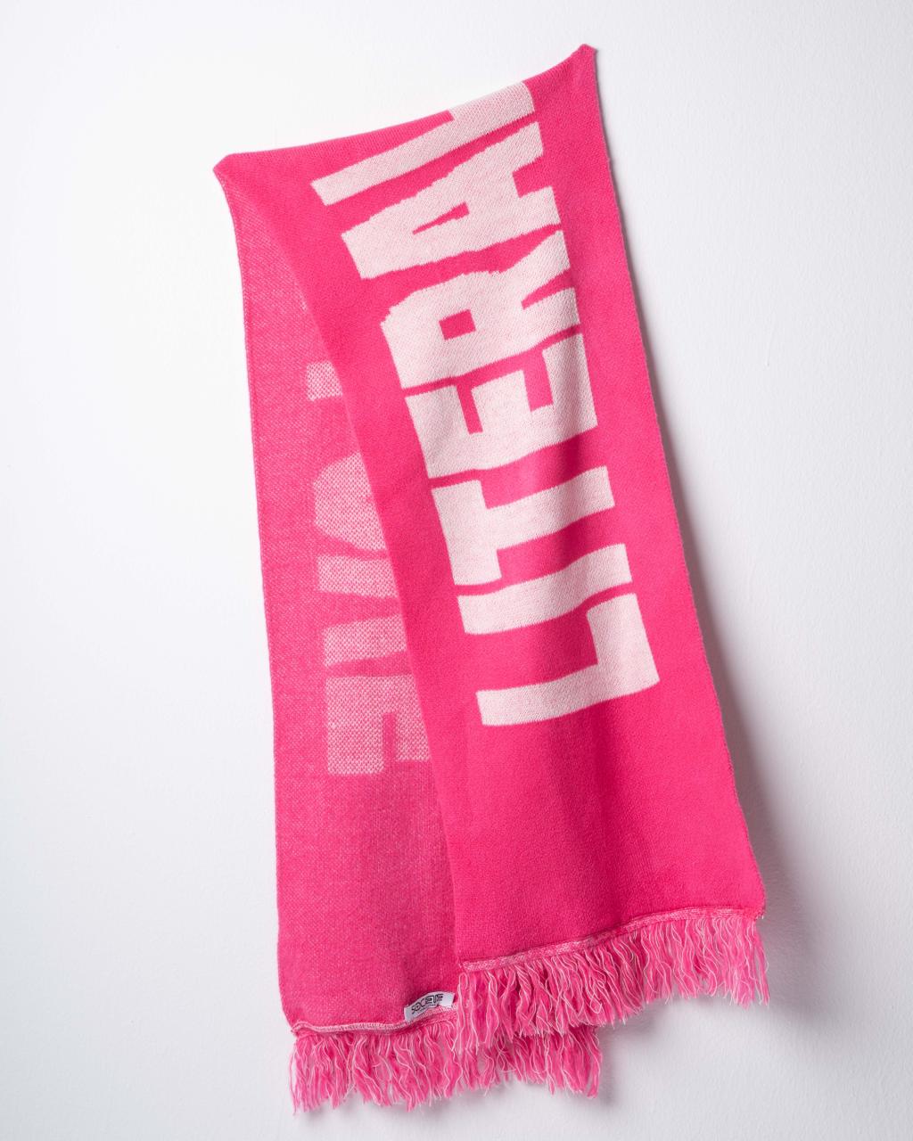 LITERALLY LOVE PINK SCARF