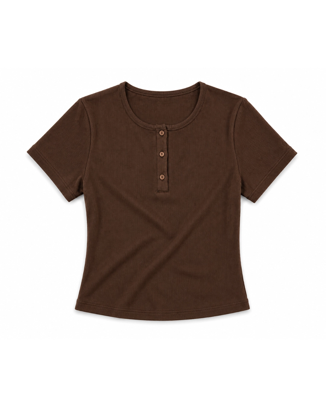 Essential cropped henley