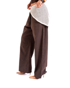 Brown Stripped Pants