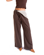 Brown Stripped Pants