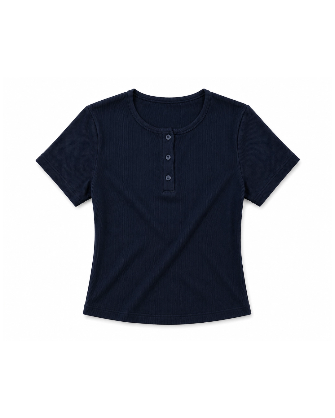 Essential cropped henley
